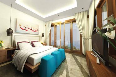 Image 2 from 2 kamar tidur villa untuk disewakan jangka panjang dekat dengan pantai Cemagi